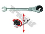 Open End Wrench.+ ratchet slit- Ring Wrench with joint 18mm triumf