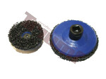 wheel hub cleaning tool with abrasive disc 65-106mm, 1/2" with fixator, triumf