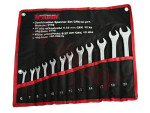 12 part Ring Open End Wrench set. 6-22mm triumf