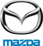 metall nyckelring med Mazda logotyp