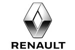 Nyckelring i metall med Renault-logga. 