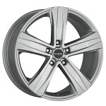 Alloy Wheel MAK Stone 5 Silver, 18x7.5 5x160 ET50 middle hole 65