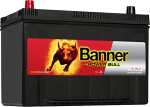 banner batteri power bull 95ah 303x173x225 740a + - (bärare)