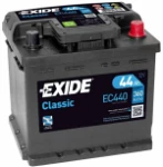akku Exide Classic 44Ah 360A 207x175x190 -+ EC440
