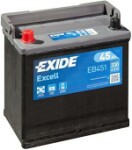 Batteri exide excell 45ah 330a 218x133x223 +- eb451