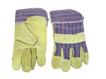 work gloves leather/fabric