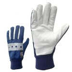 270-8" buckskin- nylon/ fleece work gloves
