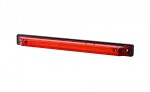 ld473 led pitkä punainen äärivalo 250x20mm 12/24v