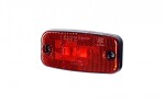 ld273 LED-äärivalo ,12/24v, 110x52mm punainen