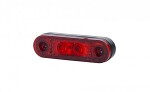 ld958 LED-äärivalo punainen, 12/24v 80x24mm