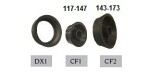 corghi dx/cbf add centreringskoner skåpbil / offroad 117-173 mm