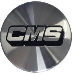 cms Caps, alum. coating, black logo, 60mm