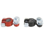 battery terminals straight + and - 2pc