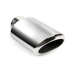 Exhaust blowpipe 38-52mm, stainless