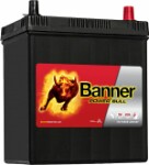 banner battery power bull 40 ah 187x127x204/226 - +  330a  P4026