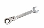 Ring Open End Wrench with rachet 13 mm, with joint