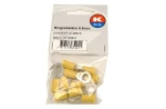 electrical accessory, material ring connector M6 (6.5mm) yellow