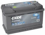 Exide PREMIUM EA900 90Ah 720A 315x175x190-+ EA900
