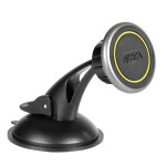 Magnet phone holder with suction cup, rotatable 360°