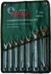 Open End Wrench set  7 pc 10-19mm