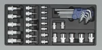 Tool Tray with TRX-Star Key, Socket Bit & Socket Set 35pc Tool Tray with TRX-Star Key, Socket Bit & Socket Set 35pc TBT08