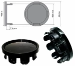 BIMECC kapsel 48, 3mm (logota), hall, fiat-oe-veljele (oe-nr:0735448759)