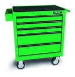 TOPTUL tools cabinet, 5- drawers Standard green ( W/D/H): 687x459x840mm, central locking