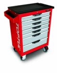 TOPTUL tools Closet, 7- drawers with tools: 227 pc. tools, series pro-line