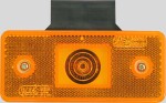 WAS Side marker light, square, orange with joint (BULB)