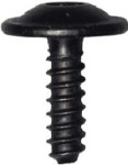 screw 4,8 X 16 WITH WASHER ZINC-PLATED BLACK CHROME-3. 50pc.