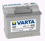 car battery Varta 63Ah 610A + - 242x175x190 SILVER dynamic D39