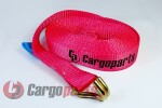 CargoParts fixing strap red 9,5 m 5000daN without ratchet