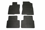 floor mats ( set, rubber, 4pc., black) HONDA CIVIC X 02.17- hatchback