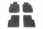 floor mats ( rubber, 4pc., black) ABARTH 500 / 595 / 695; FIAT 500 10.07- hatchback