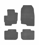 floor mats ( set, rubber, 4pc., black)