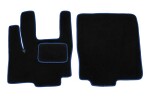 MT02, коврики велюр комплект., DAF XF 105 , синий