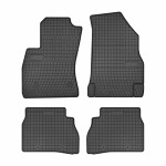 резиновый коврик ( Комплект, резина, 4шт., черный) FIAT DOBLO 02.10- van