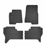 floor mats ( set, rubber, 4pc., black) MITSUBISHI PAJERO III 04.00-01.07 suv