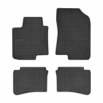 floor mats ( set, rubber, 4pc., black) HYUNDAI I20 ACTIVE 09.15- liftback