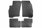 floor mats ( set, rubber, 4pc., black) FIAT PUNTO 02.06- hatchback