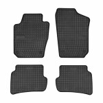 резиновый коврик ( Комплект, резина, 4шт., черный) SEAT IBIZA IV; SKODA FABIA III 03.08- liftback