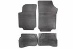 резиновый коврик ( Комплект, резина, 4шт., черный) SEAT MII; SKODA CITIGO; VW UP 08.11- liftback
