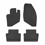 резиновый коврик ( Комплект, резина, 4шт., черный) VOLVO S60 I, S80 I, V70 II 05.98-04.10 комби/ седан