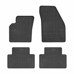 floor mats ( set, rubber, 4pc., black) VOLVO C30, S40 II, V50 combi/liftback/ sedan