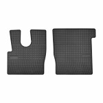 floor mats ( set, rubber, 2pc., black) DAF XF 10.12-