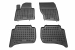 floor mats ( rubber, 4pc., black) PORSCHE CAYENNE; VW TOUAREG 01.10-