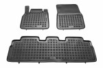 floor mats ( rubber, 3pc., black) RENAULT ESPACE IV 11.02-