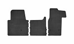 floor mats ( rubber, 3pc., black) OPEL MOVANO B; RENAULT MASTER III 02.10-