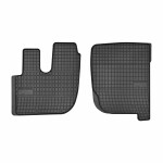 floor mats ( rubber, 2pc., black) DAF LF 45, LF 55 01.01-