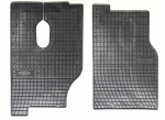 floor mats ( rubber, 2pc., black, manual transmission) MERCEDES ACTROS 04.96-